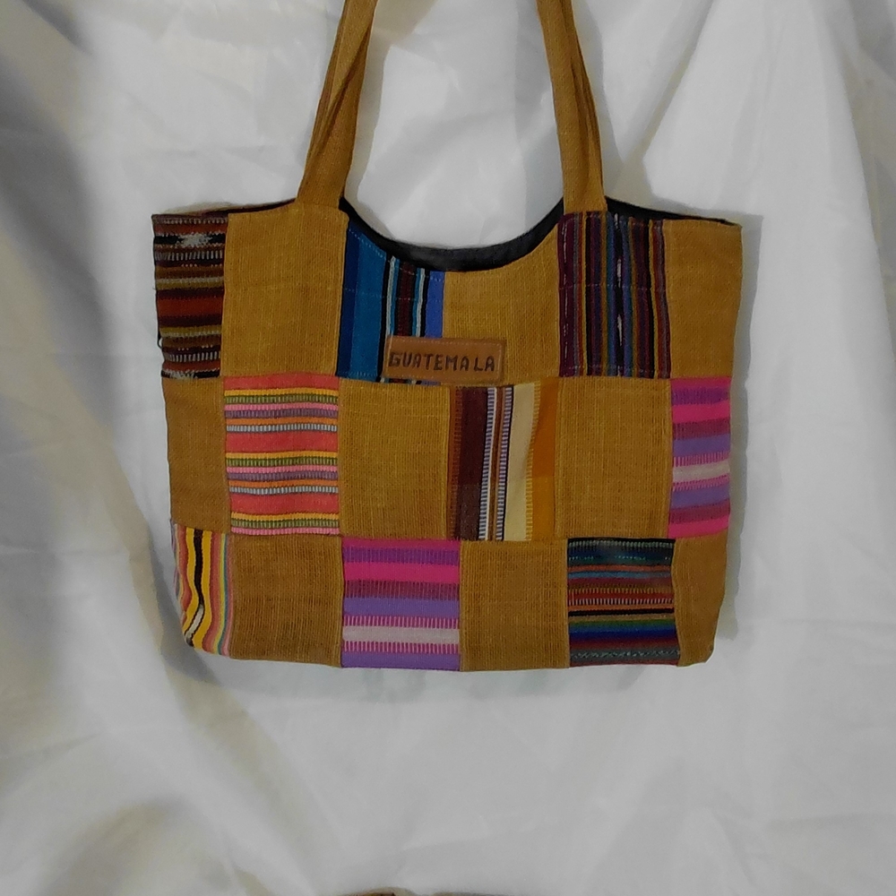 Source Unknown Multicolor Patchwork Tote - image 3